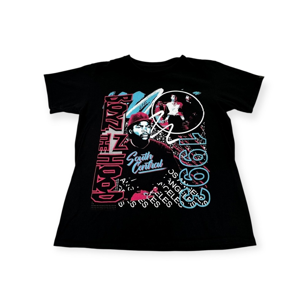Philco Boyz N The Hood T-Shirt Mens M Black Graphic Cotton Movie Tee workwear‎